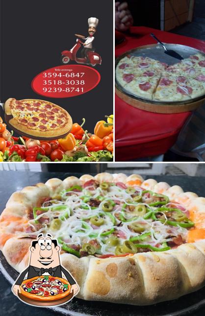 Peça diferentes estilos de pizza