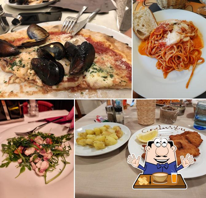 Platti al Pizzeria Columbus(forno a legna)