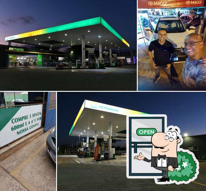 O exterior do Posto Petrobras
