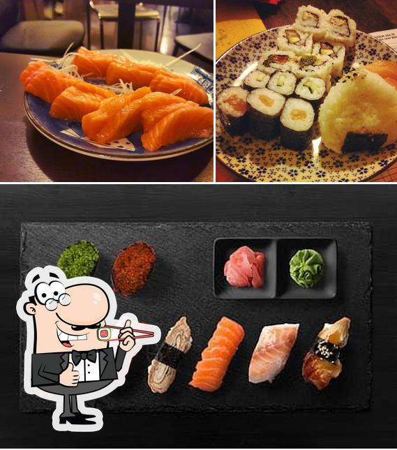 Scegli le diverse opzioni di sushi