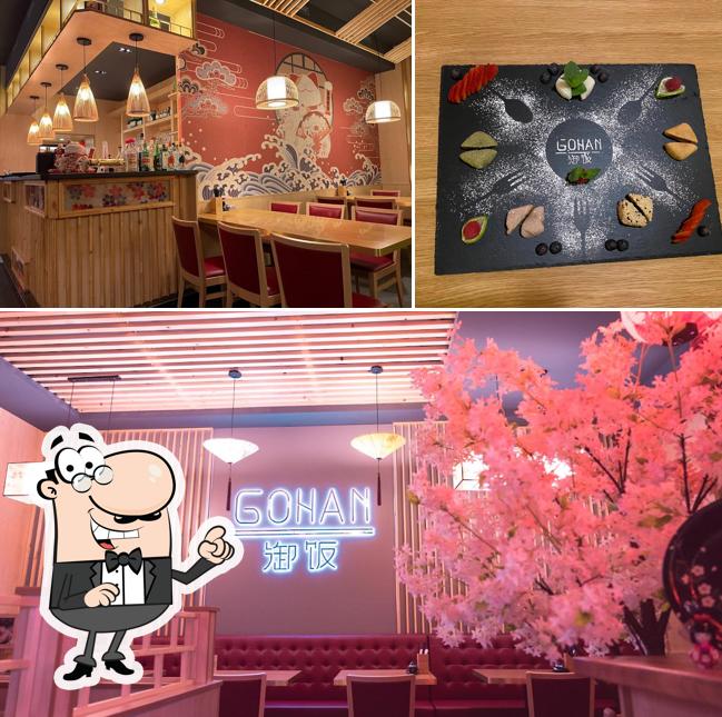 The interior of Gohan - Sushi & asian restaurant