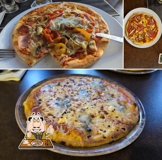 Choisissez des pizzas à Restaurant Karlsruh