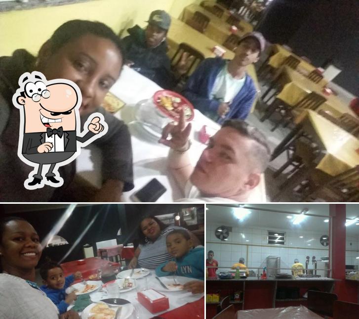 O interior do Pizzaria Vip