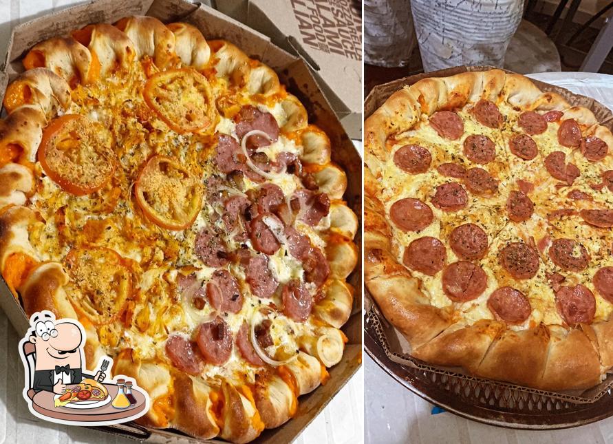 No Santa Maria Pizzaria, você pode conseguir pizza