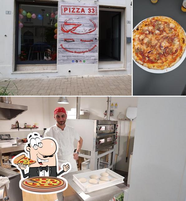 A PIZZA 33, vous pouvez profiter des pizzas