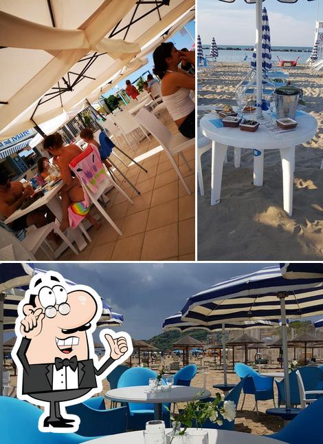 Gli interni di Bagni 2: Spiaggia Bar Ristorante a Gabicce Mare Gabicce