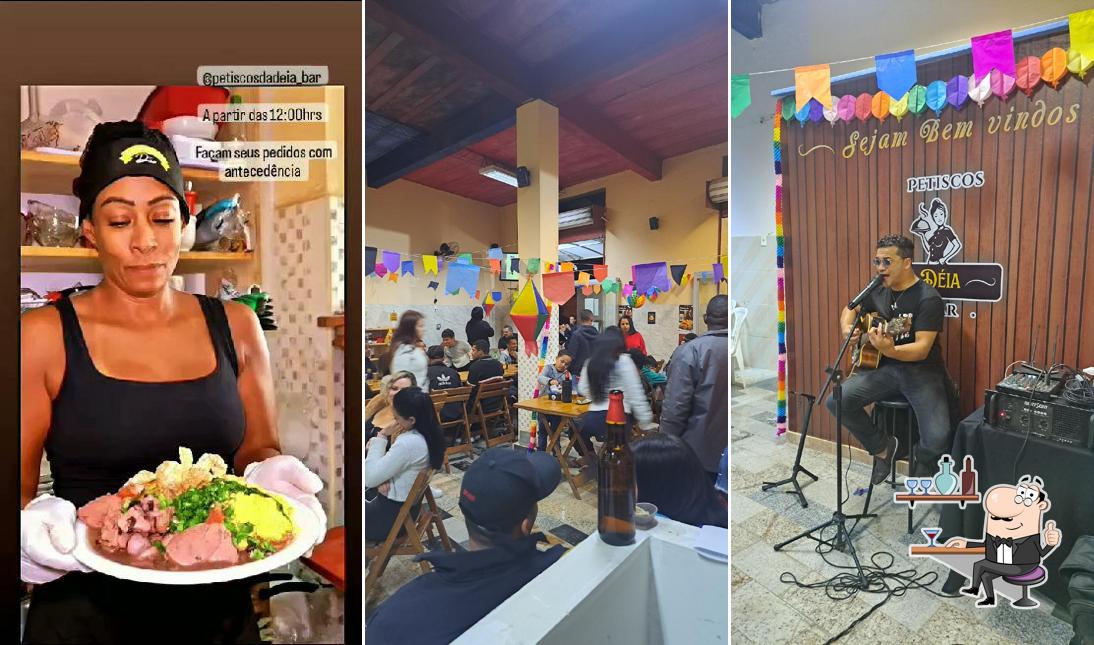 O interior do Petiscos da Deia