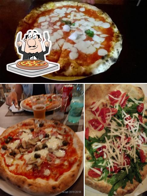 Probiert eine Pizza bei Pizzeria Bella' mbriana