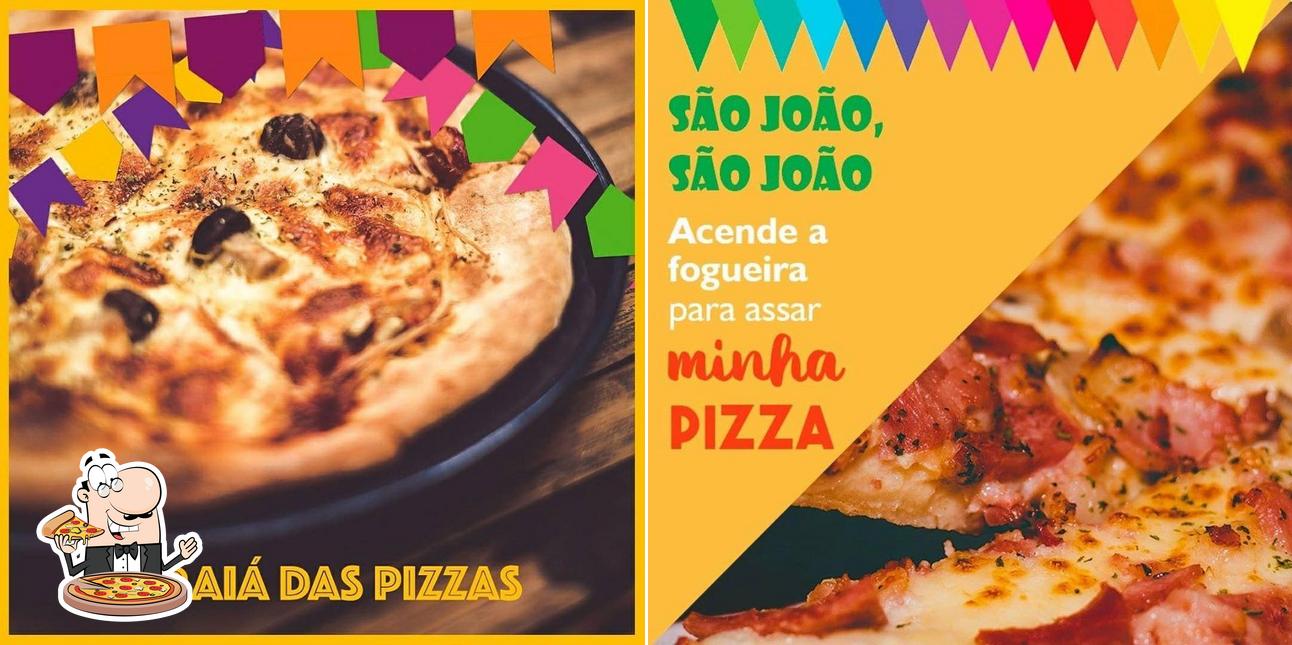 Escolha pizza no Ice cream & pizzas