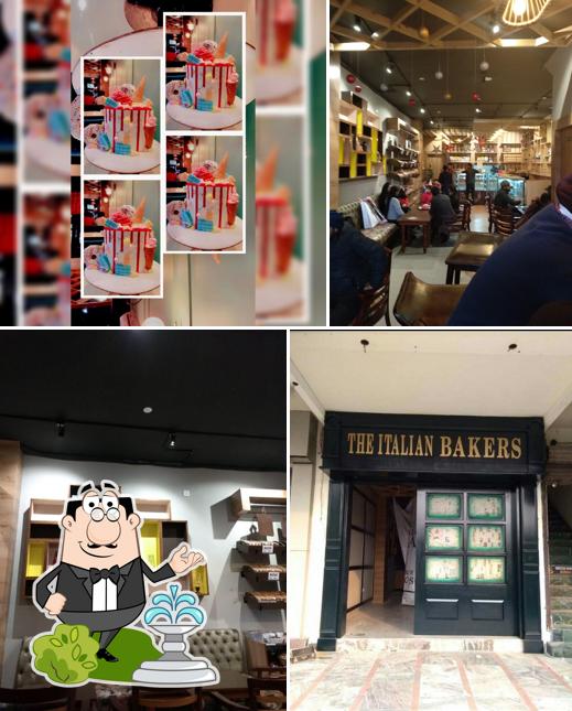 The exterior of THE ITALIAN BAKERS
