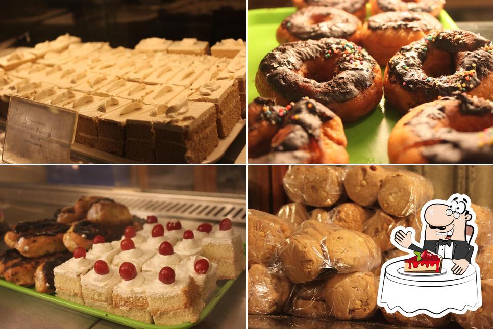 The Eee Cee Bakery serves a variety of desserts