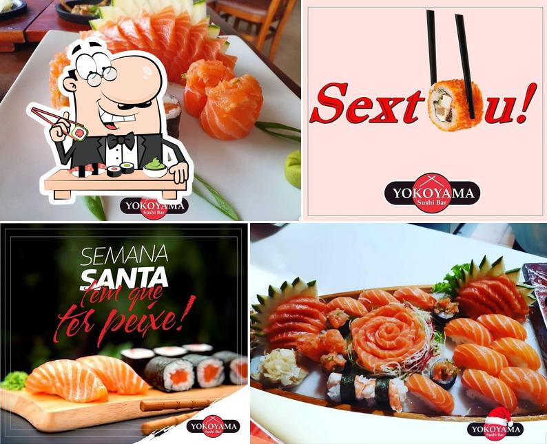 Experimente diversas opções de sushi