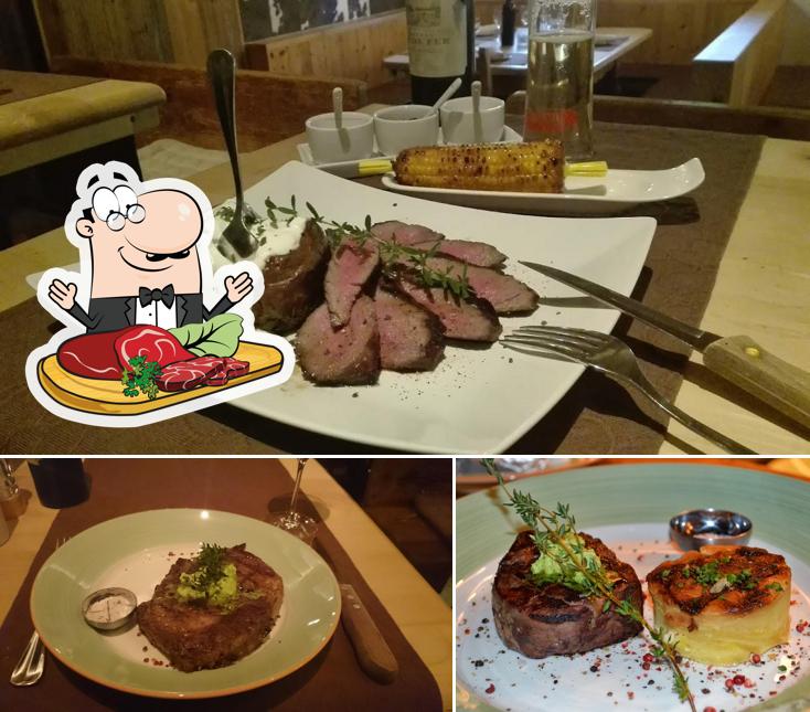 Закажите блюда из мяса в "Zum Postinger Steakhaus"