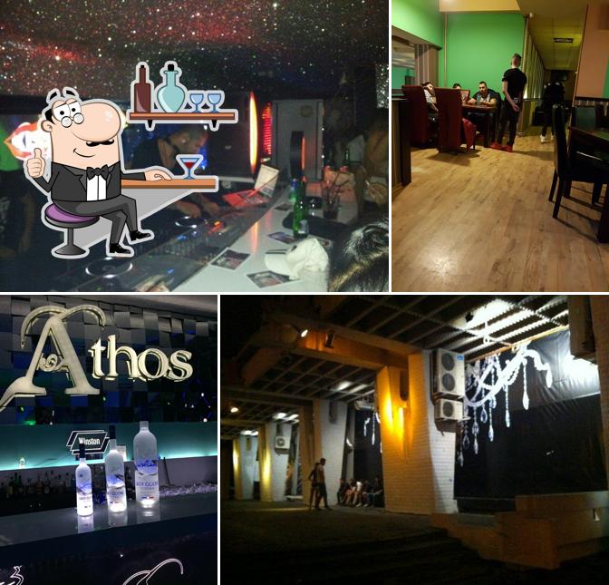 El interior de Club Athos