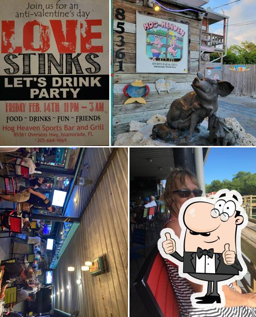 Hog Heaven Sports Bar and Grill in Islamorada Restaurant menu and reviews