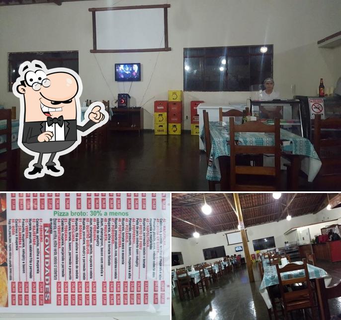 O interior do Pizzaria Florestal