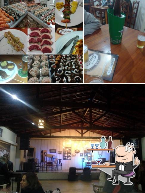 O interior do Casa Do Espeto