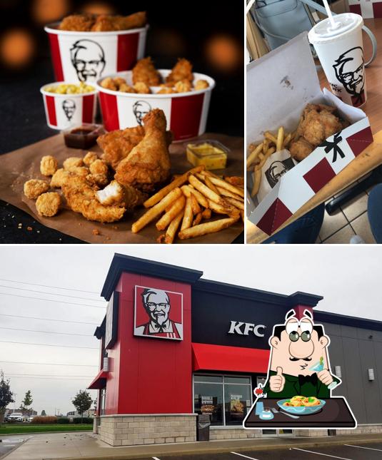 Voici l’image affichant la nourriture et extérieur sur KFC