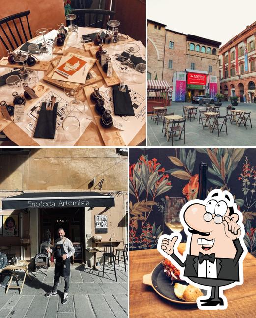 Gli interni di Enoteca Artemisia