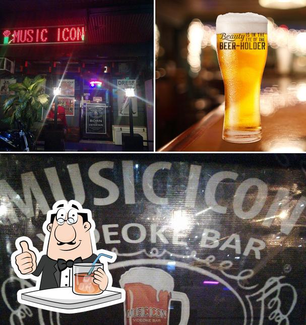 Music Icon Videoke Bar is distinguished by drink and bar counter