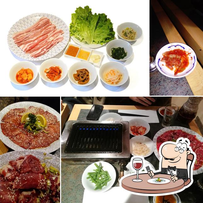 Plats à Restaurant Korean Barbecue