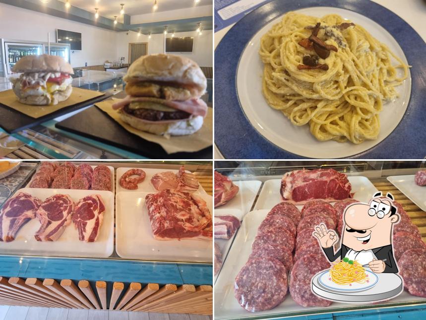 Spaghetti alla carbonara al SABURGER