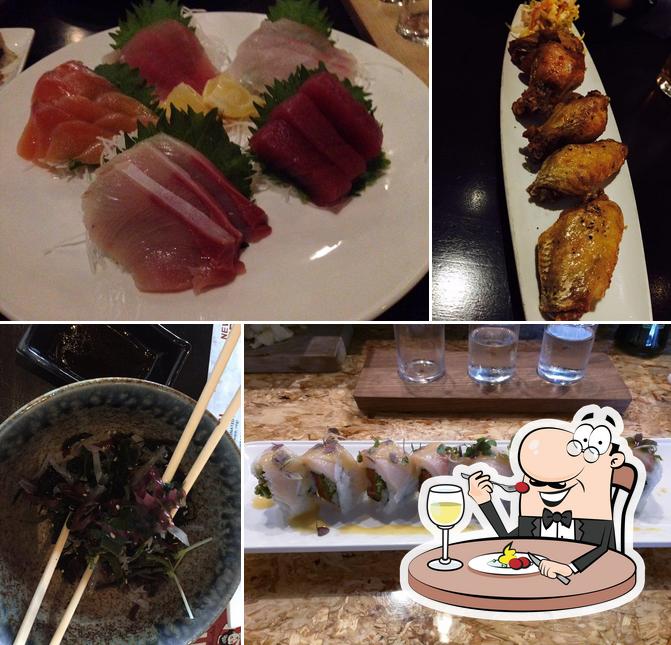Comida en Saiko Sake and Sushi Bar