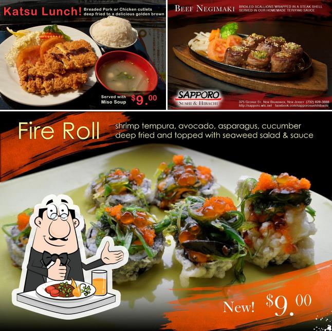 Sapporo Sushi & Steak House in New Brunswick Restaurant menu