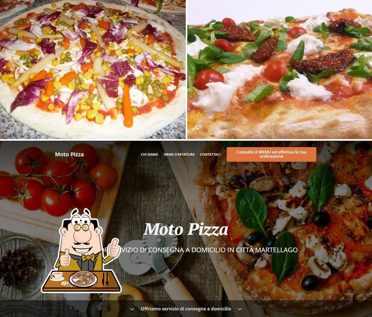 Order various types of pizza