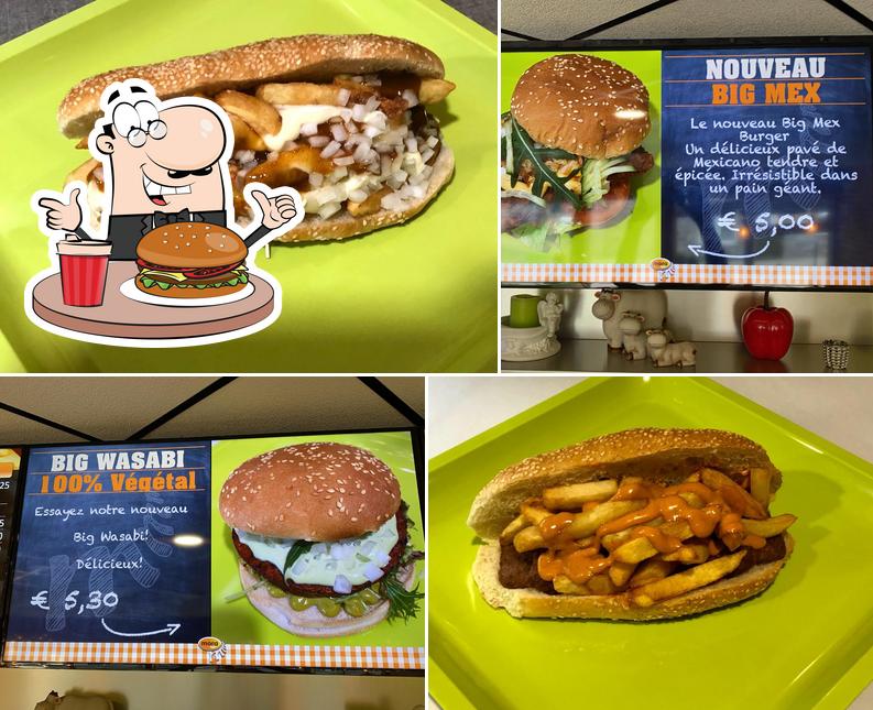 Essayez un hamburger à Friterie Du Village Dany Bonten