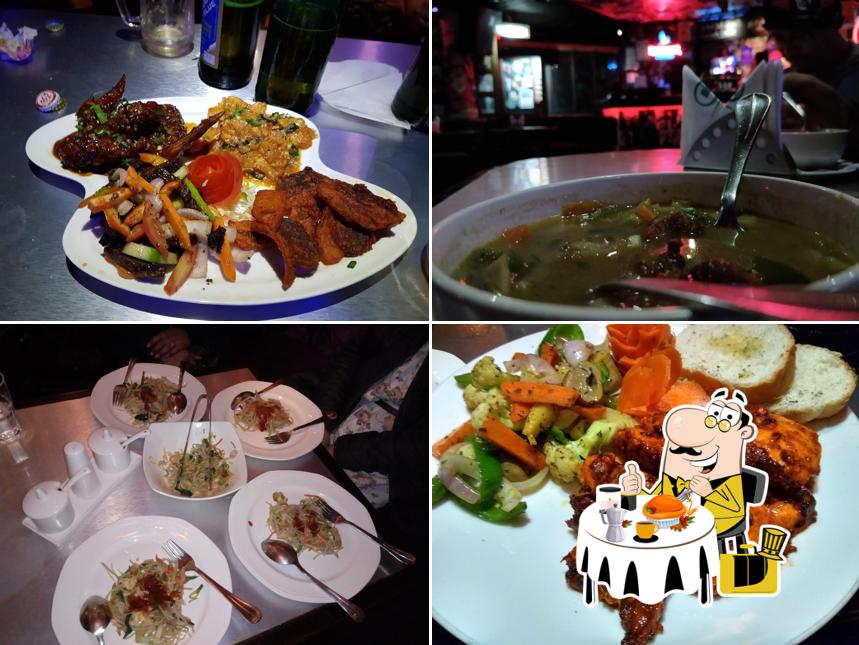 Food at Cafe Live & Loud