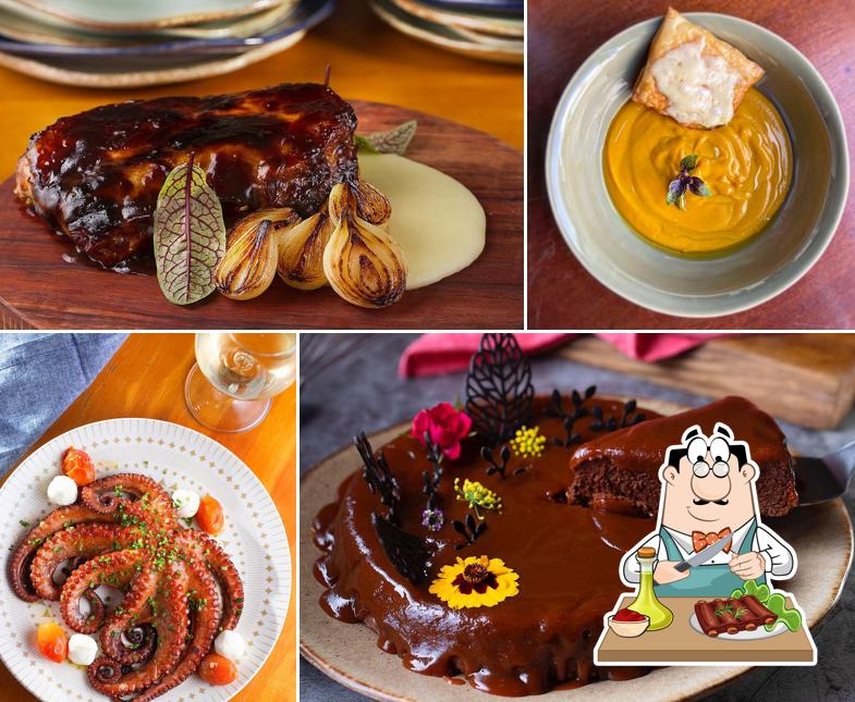 Costelas de porco em Churrascaria Brasas Grill