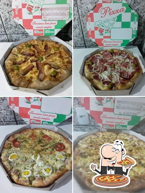 Escolha diversos tipos de pizza