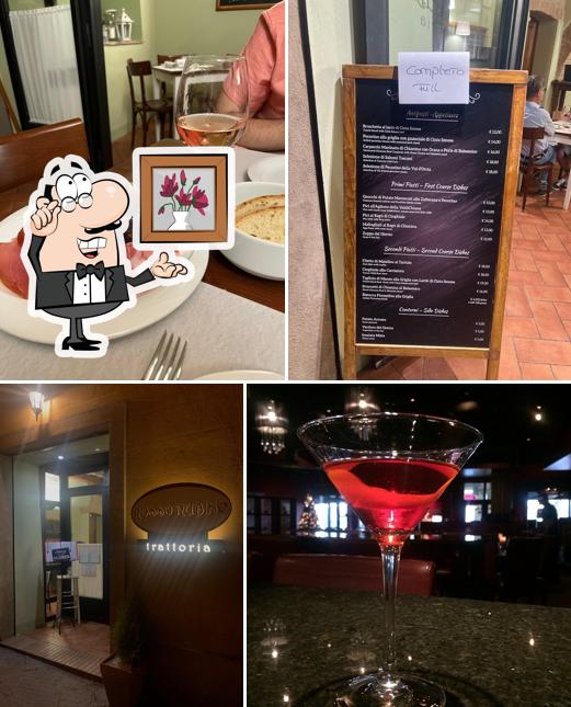 Dai un'occhiata agli interni di Rosso Rubino Trattoria