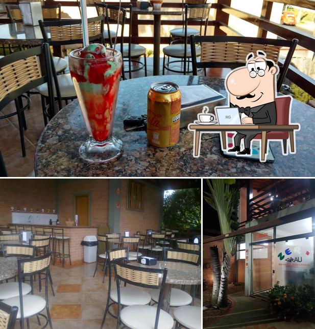 Veja imagens do interior do Zero Grau Sorveteria