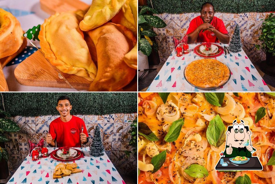 Platos en Amigos Pizzaria