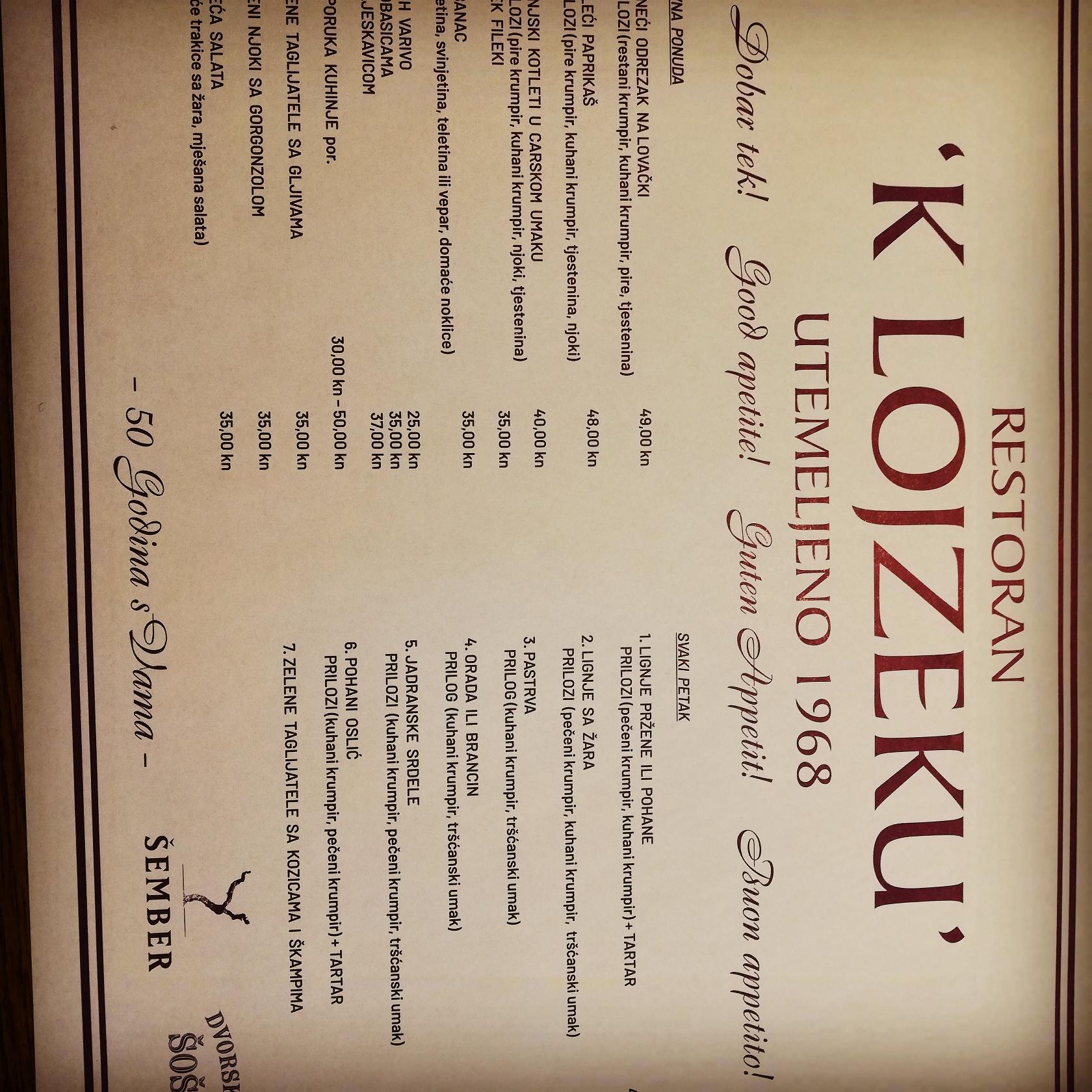 Restoran K Lojzeku