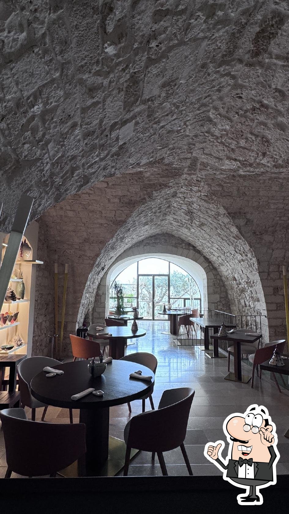 Gli interni di Cielo Restaurant.