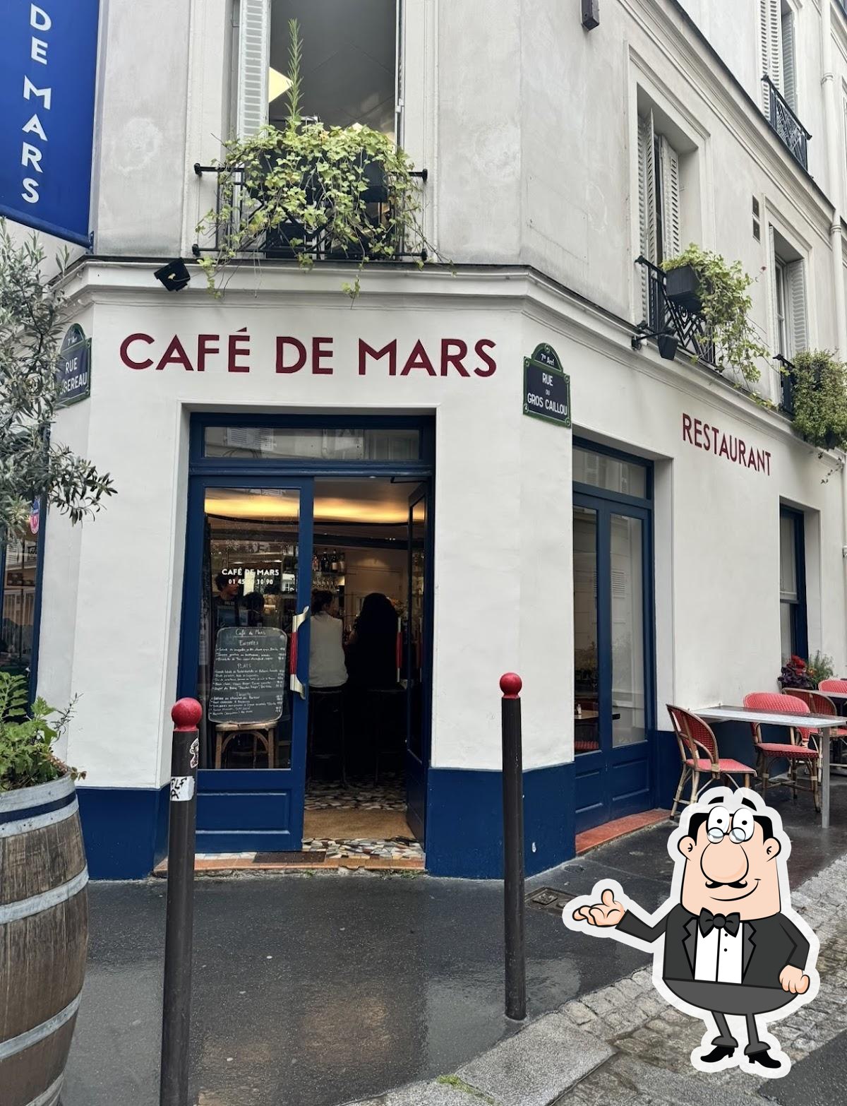 L'intérieur de Le Café de Mars.