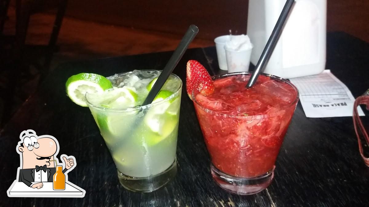 Praça Brasil Gourmet offerece uma gama de bebidas.