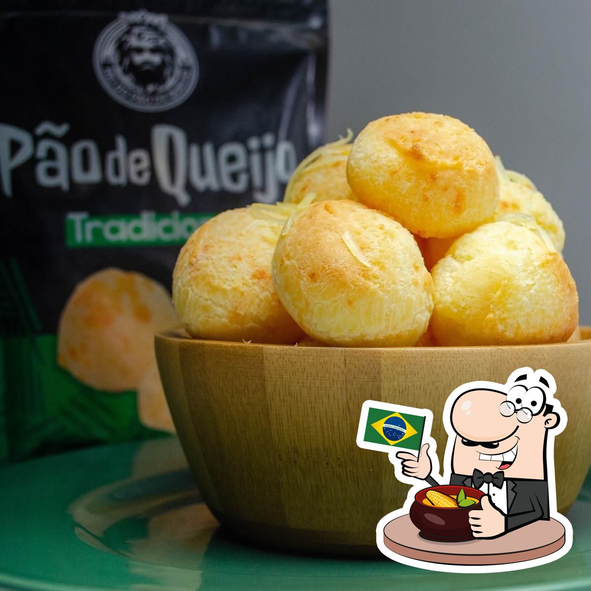 Platos en O Rei do Pão de Queijo - Braga