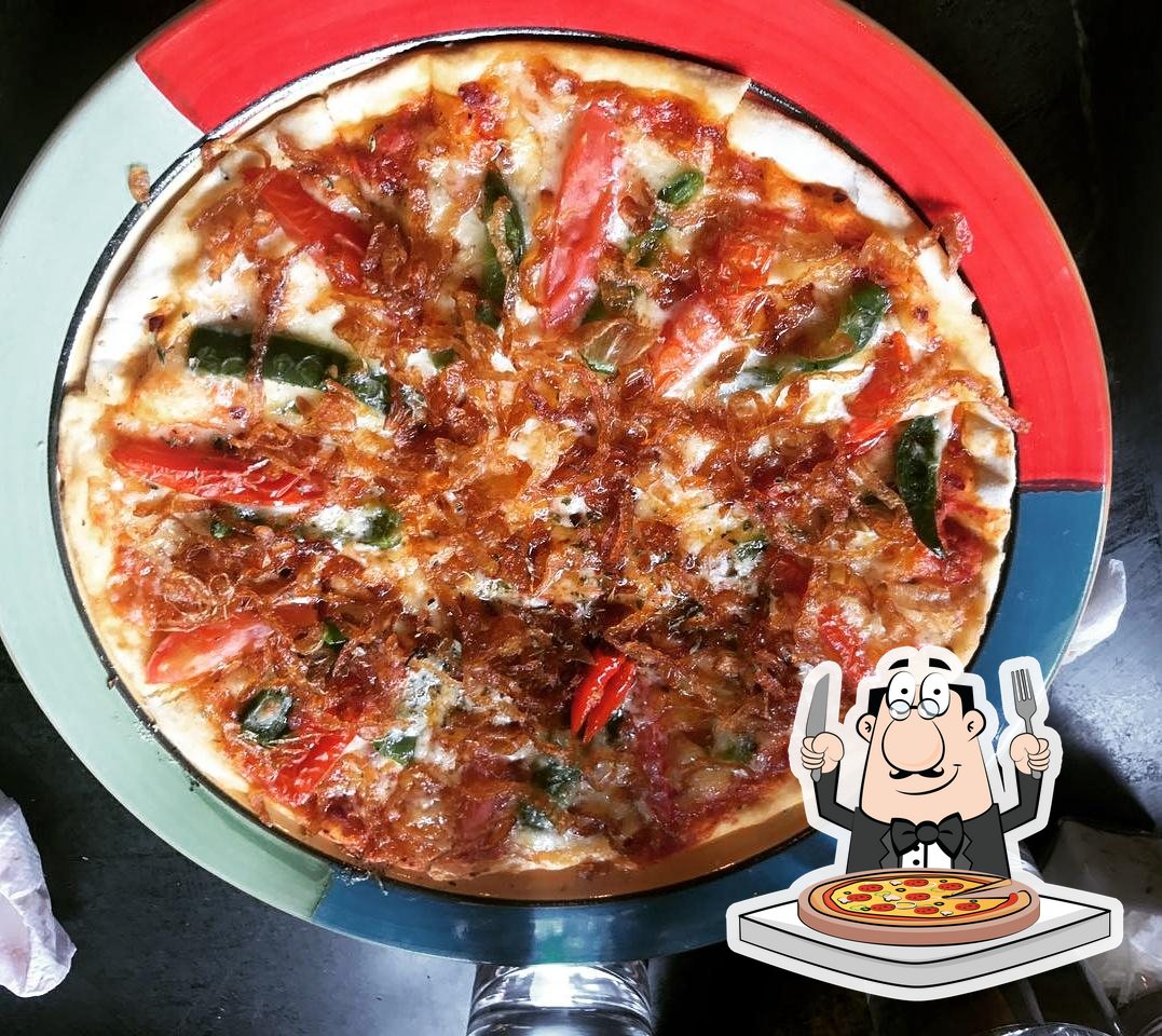 Pick pizza at The Big Chill Cafe.