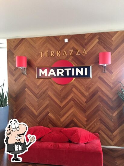 Gli interni di Terrazza Martini.