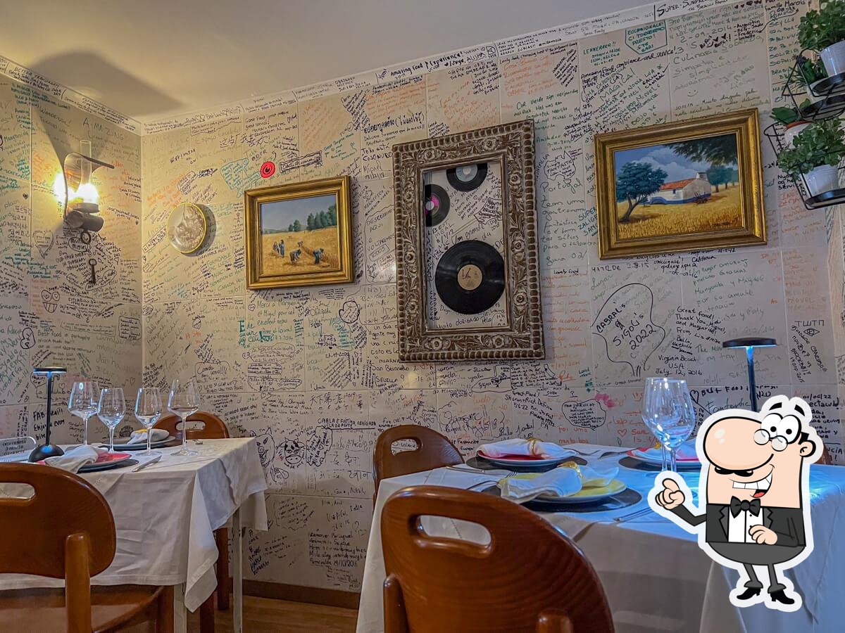 O interior do Bistro Barão.