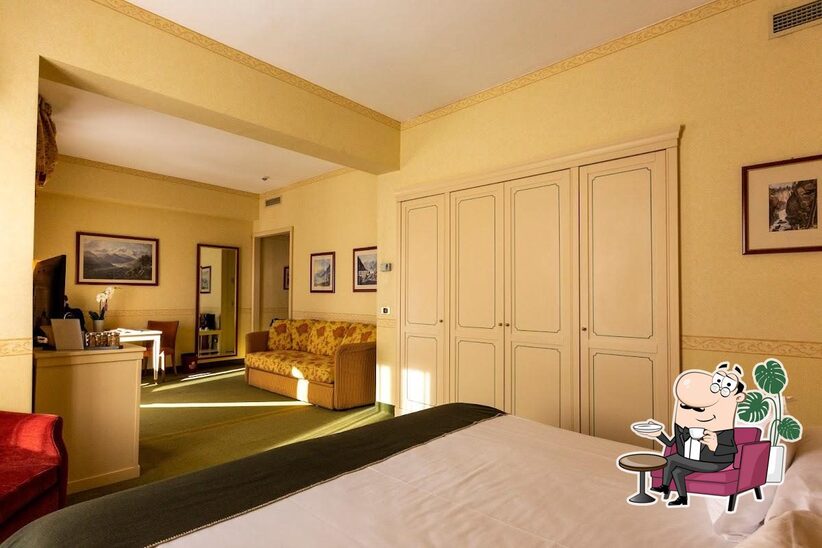 Dai un'occhiata agli interni di Grand Hotel Royal e Golf. Dai un'occhiata agli interni di Grand Hotel Royal e Golf.
