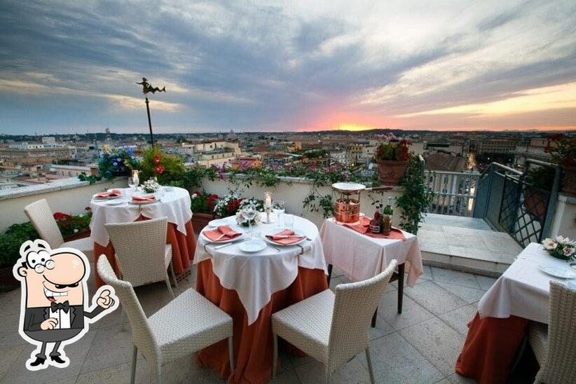 Gli interni di Bettoja Hotel Mediterraneo.