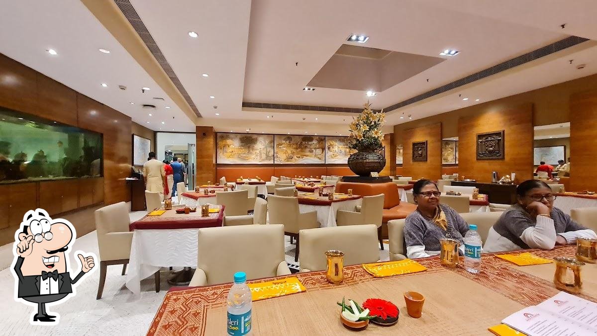 Take a seat at one of the tables at Aaheli.