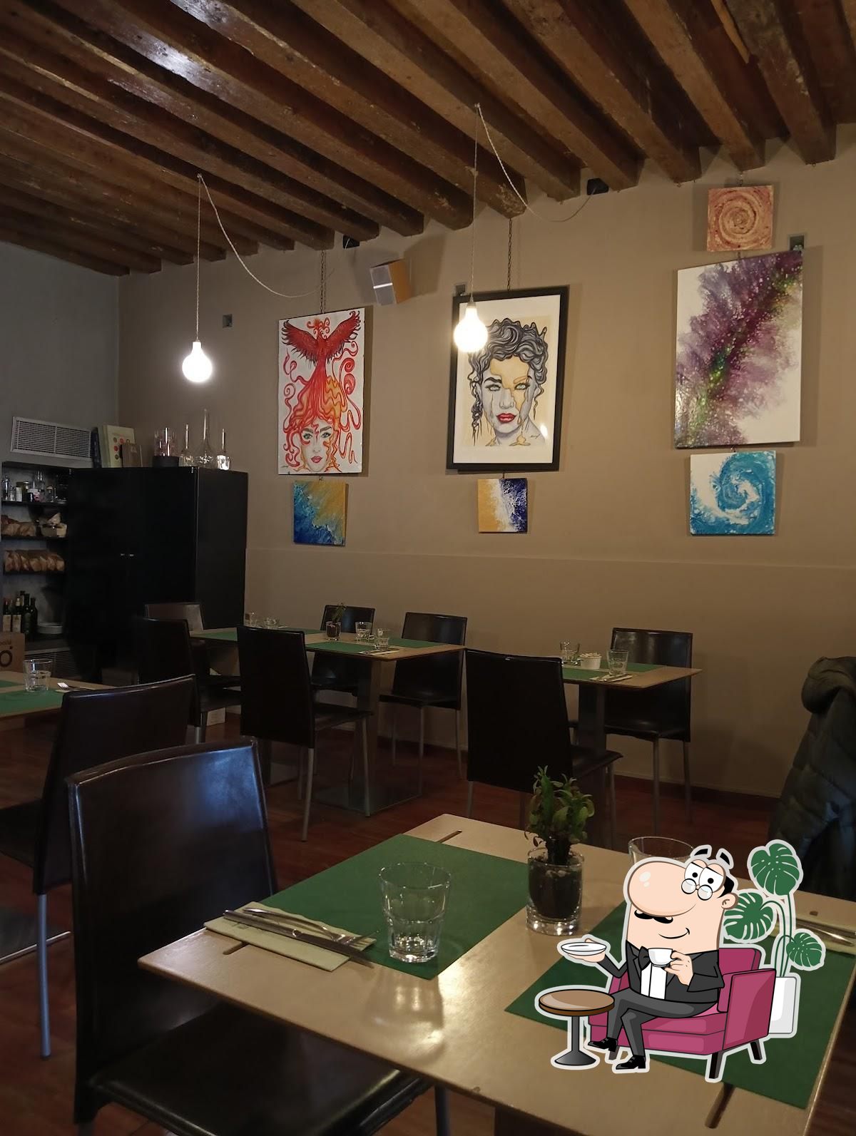 Gli interni di Nerodiseppia Bistro' d'Autore.