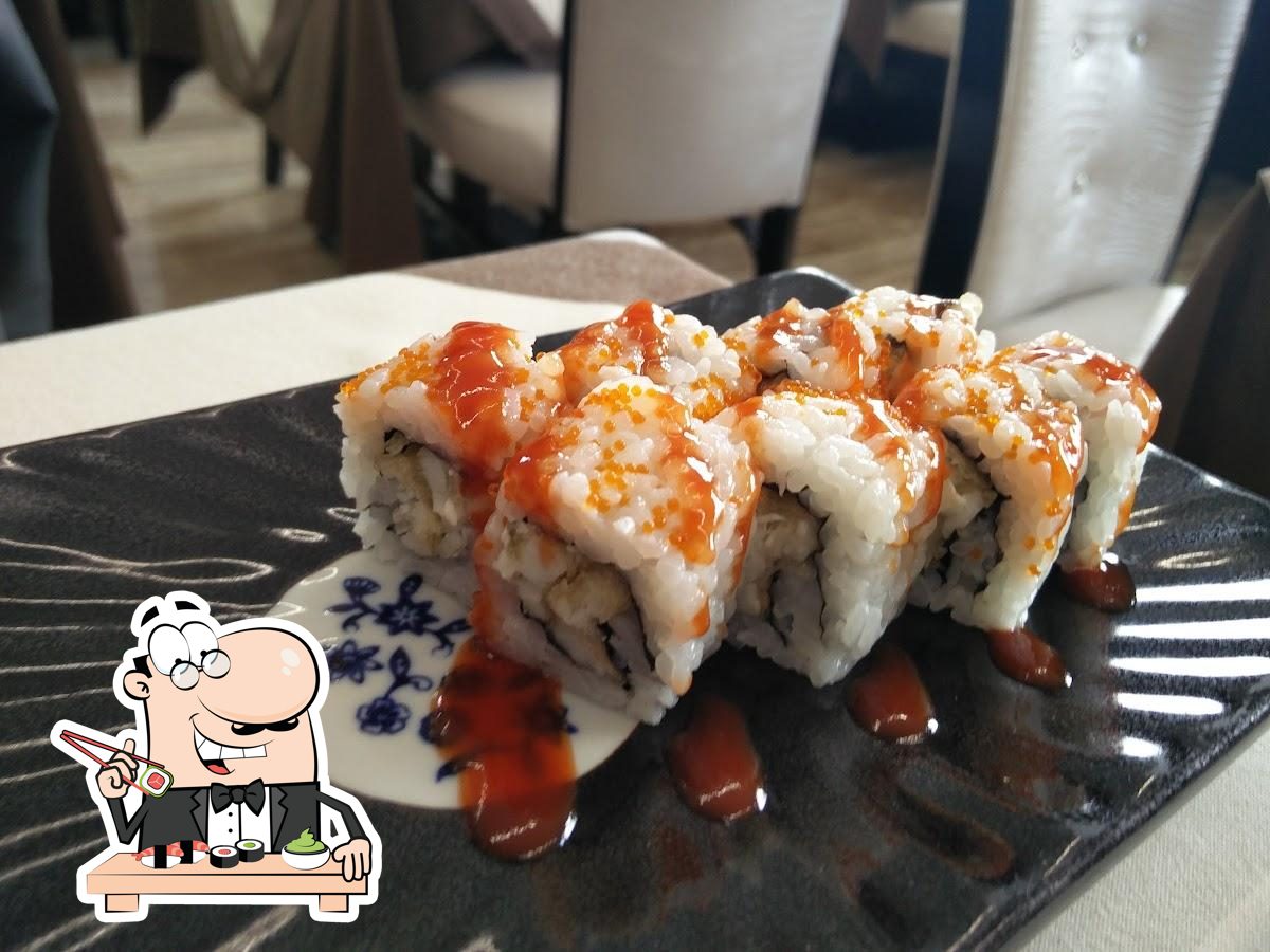 Il sushi è il cibo tradizionale della cucina giapponese.