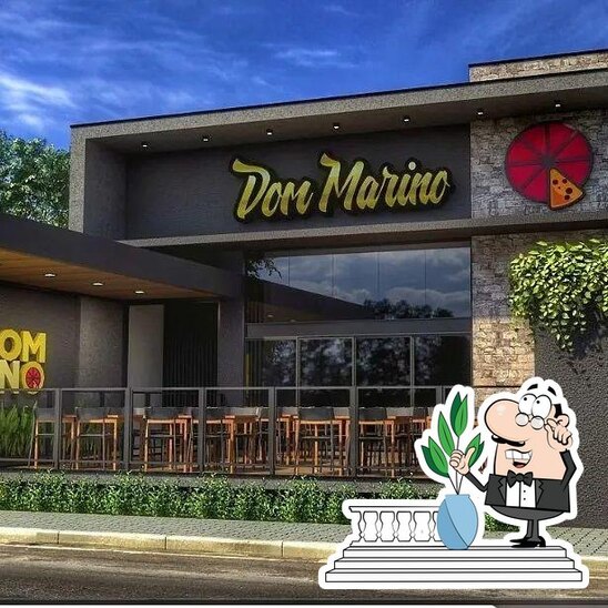 Veja imagens do exterior do Pizzaria Dom Marino Bauru.